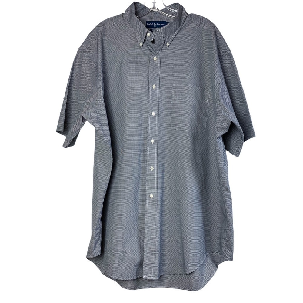 RALPH Lauren Blue Label Short Sleeve Button Up Shirt